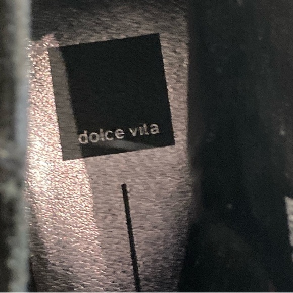 DOLCE VITA  Sz 10 Tucker Onyx Colourway Suede Leather Ankle Booties - Picture 4 of 10